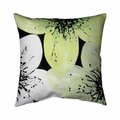 Begin Home Decor 20 x 20 in. White & Yellow Petals-Double Sided Print Indoor Pillow 5541-2020-FL235